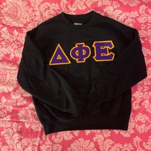 Delta phi epsilon crew neck sweatshirt